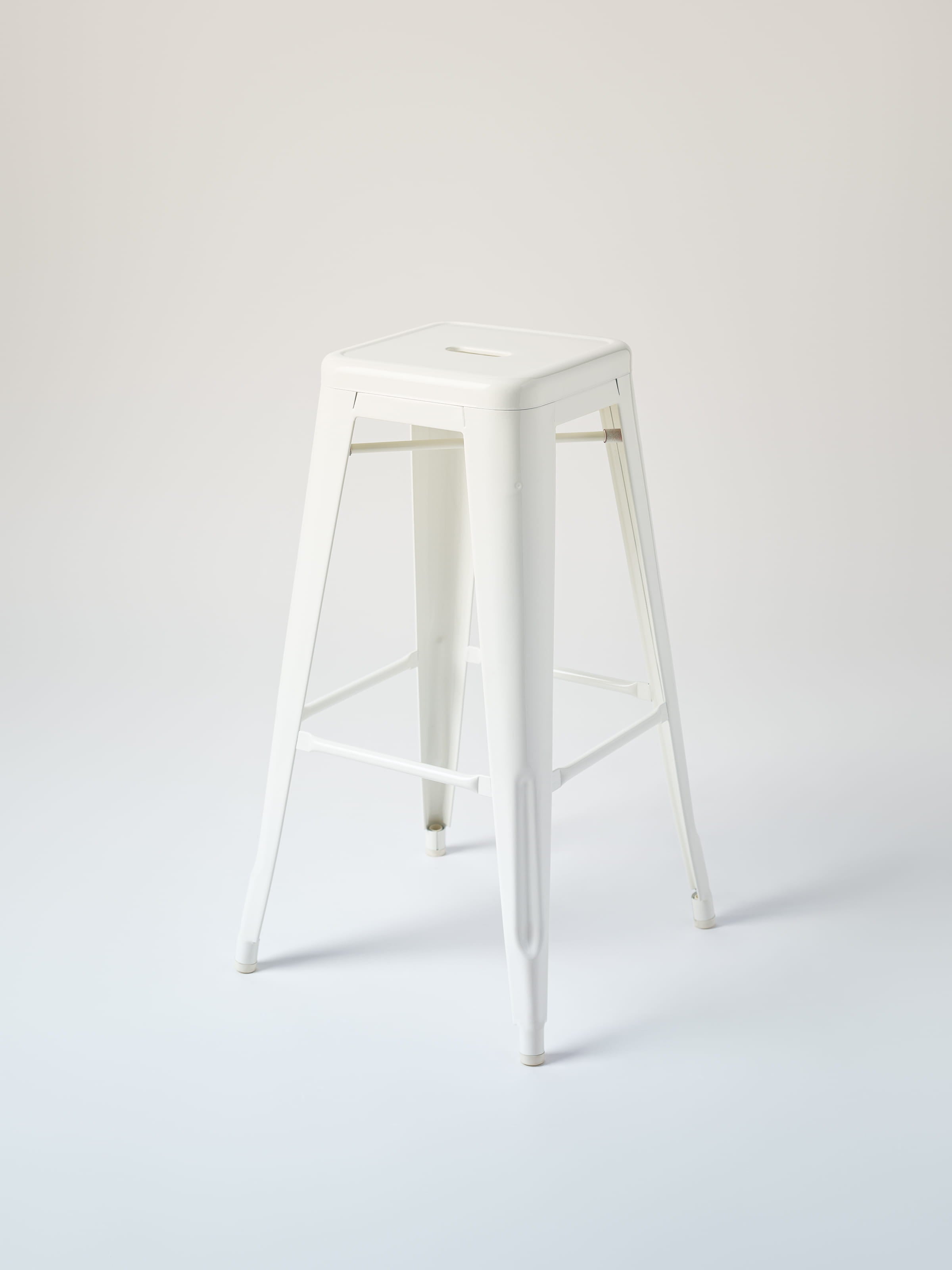 Tabouret H75 - Blanc Pur