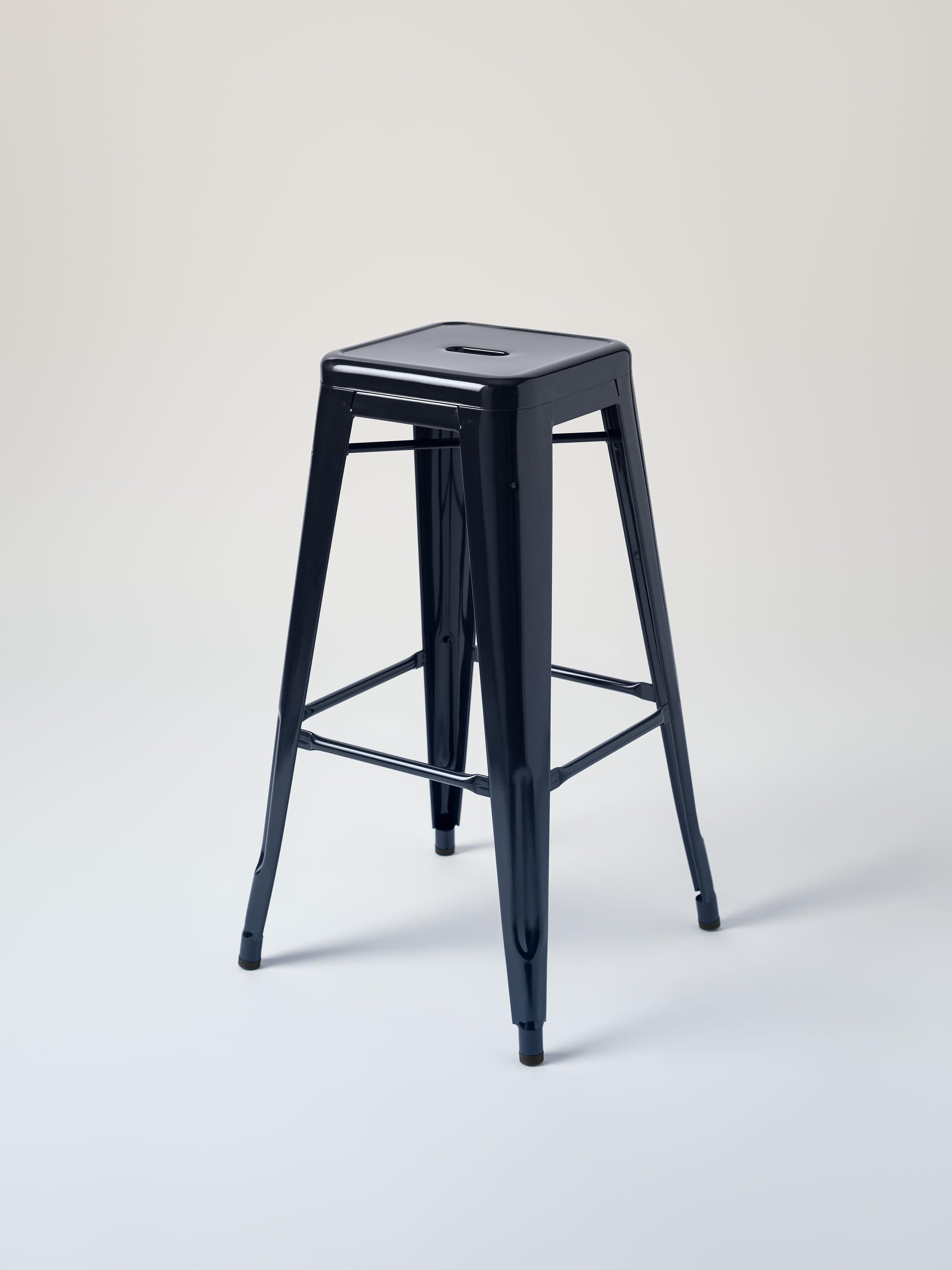 Tabouret H75 - Bleu Noir