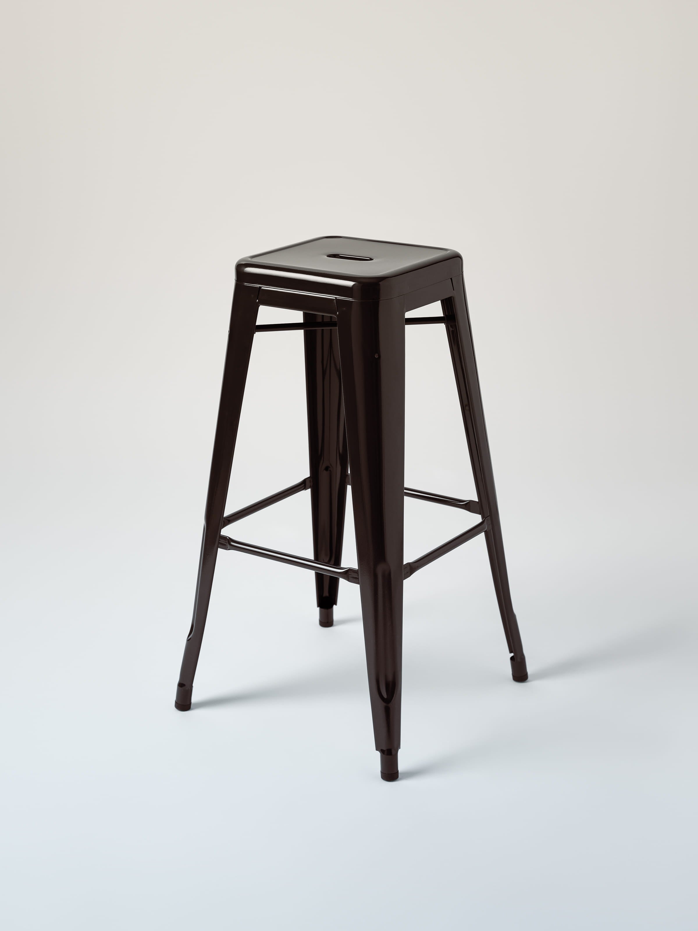 Tabouret H75 - Brun Noir