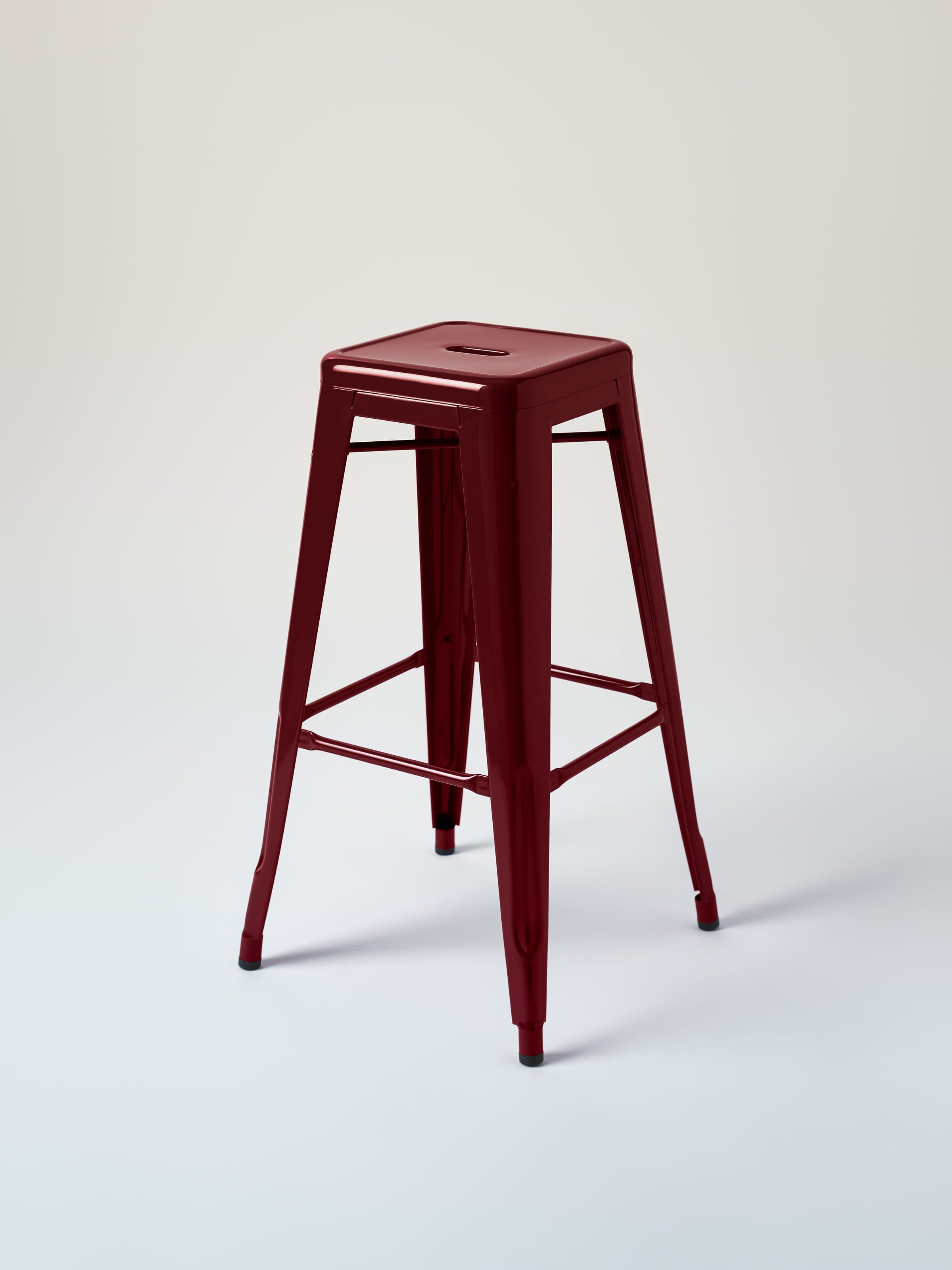 Tabouret H75 - Rouge Vin