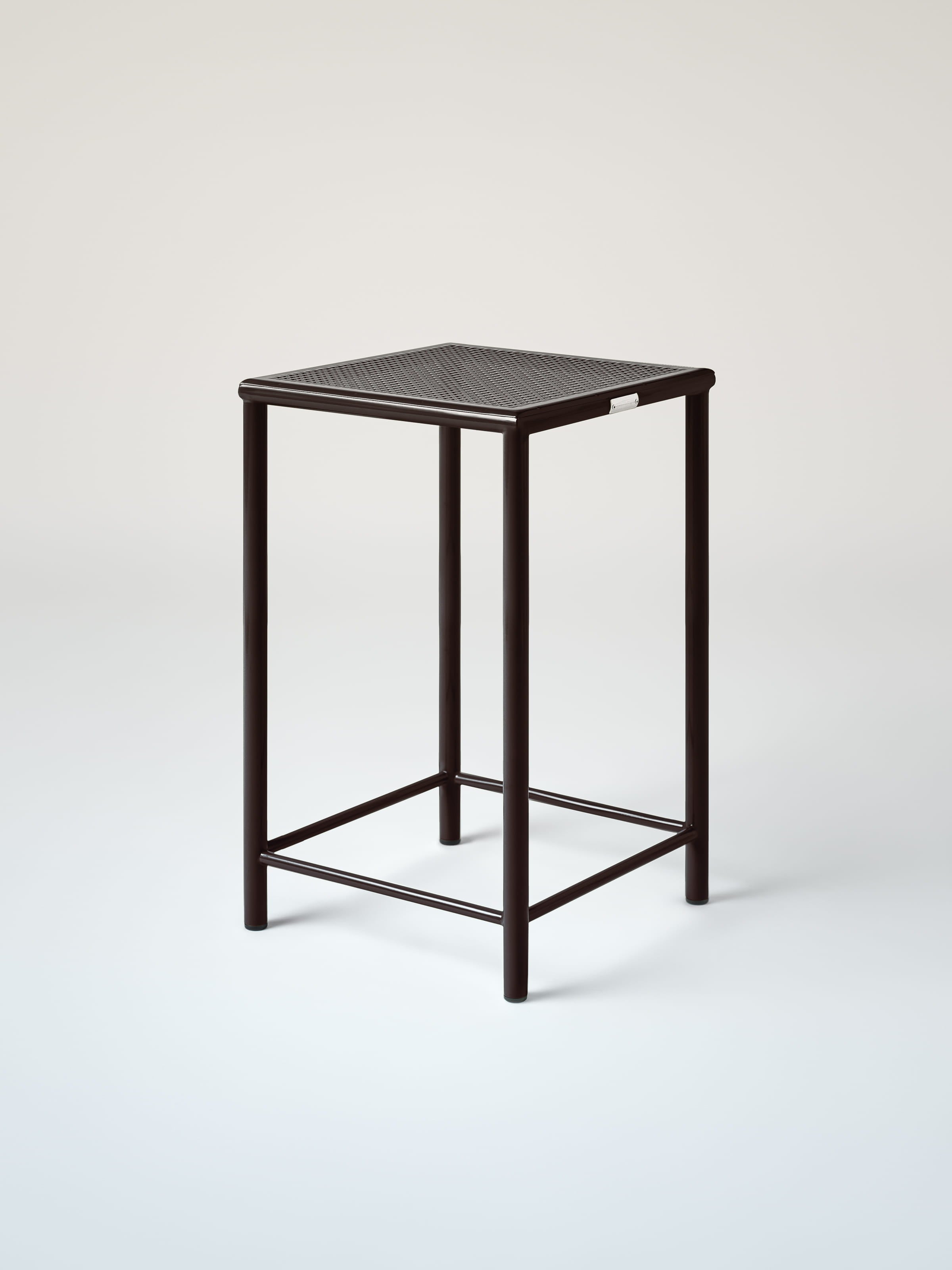 Tabouret Tressé H65 - Brun Noir