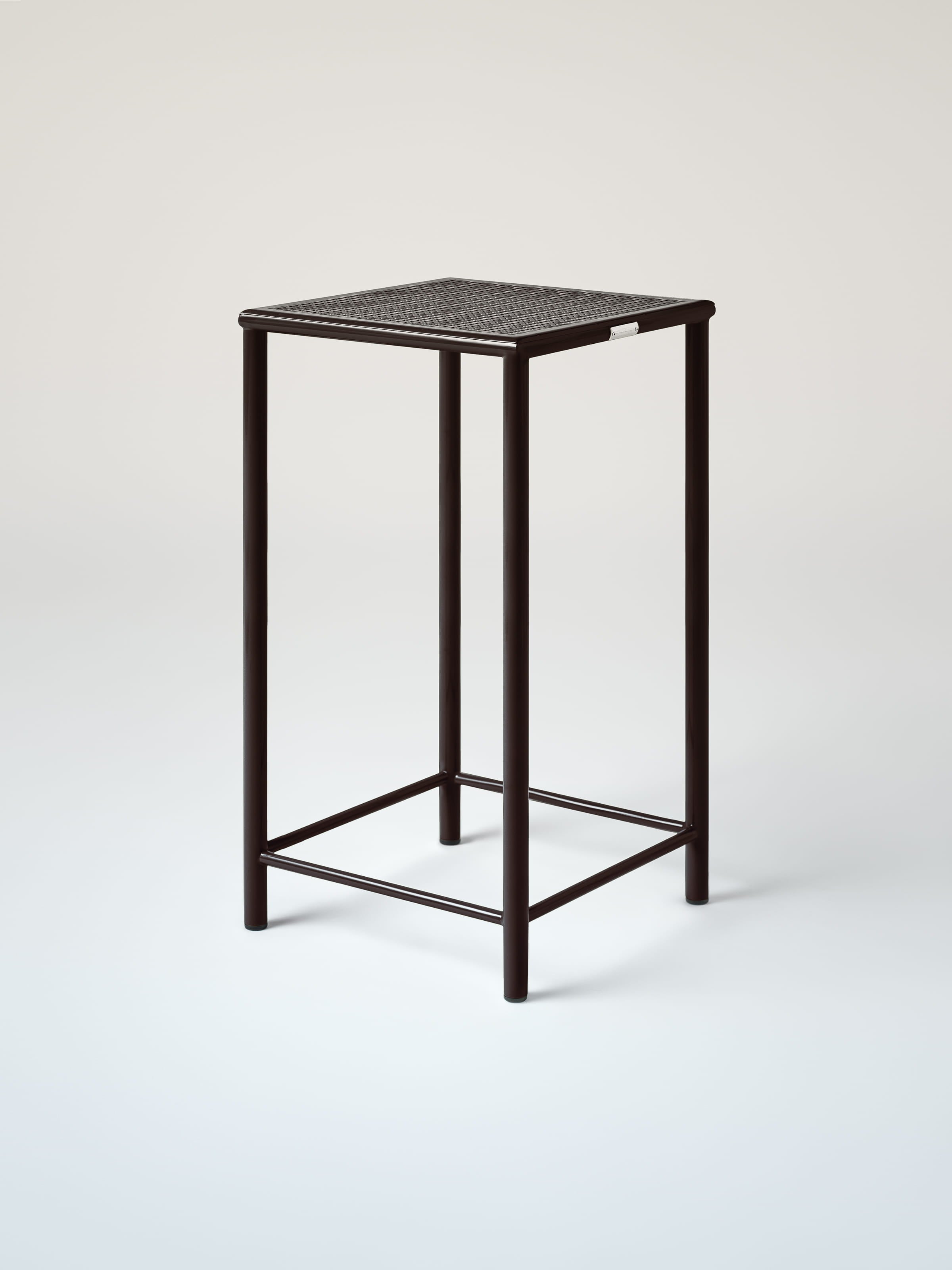 Tabouret Tressé H75 - Brun Noir